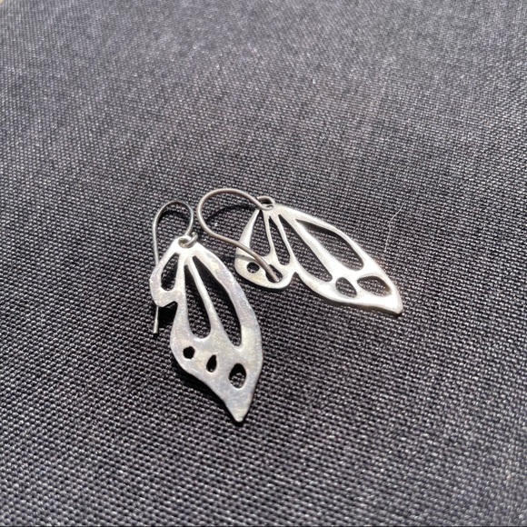 Butterfly wing earrings Handmade on Maui - Picture 3 of 6